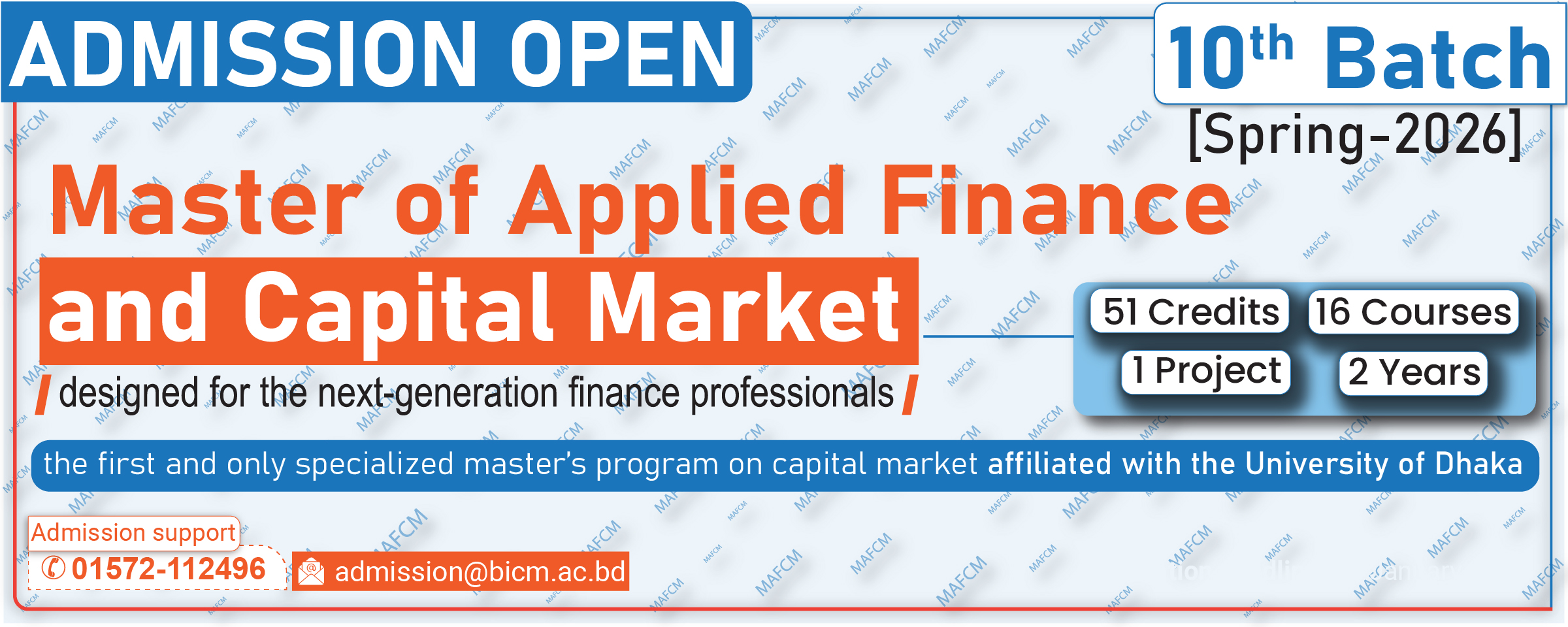 MAFCM 10th Batch | Spring'26